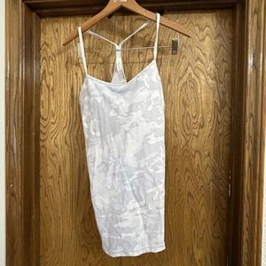 lululemon athletica Light Gray Camo Cami Tank